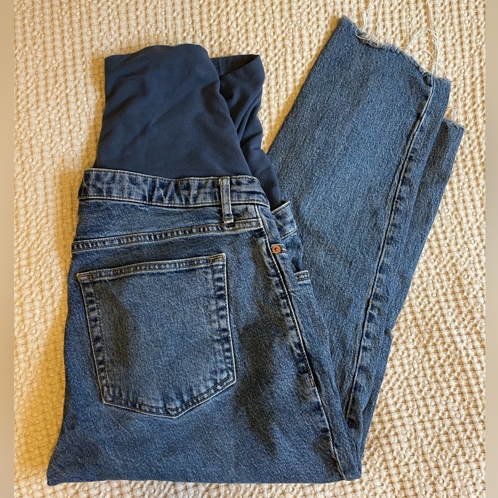 Topshop Straight Leg Maternity Jeans